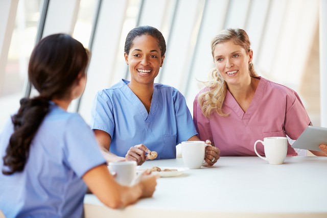 Medical Staff Having a Coffee Break