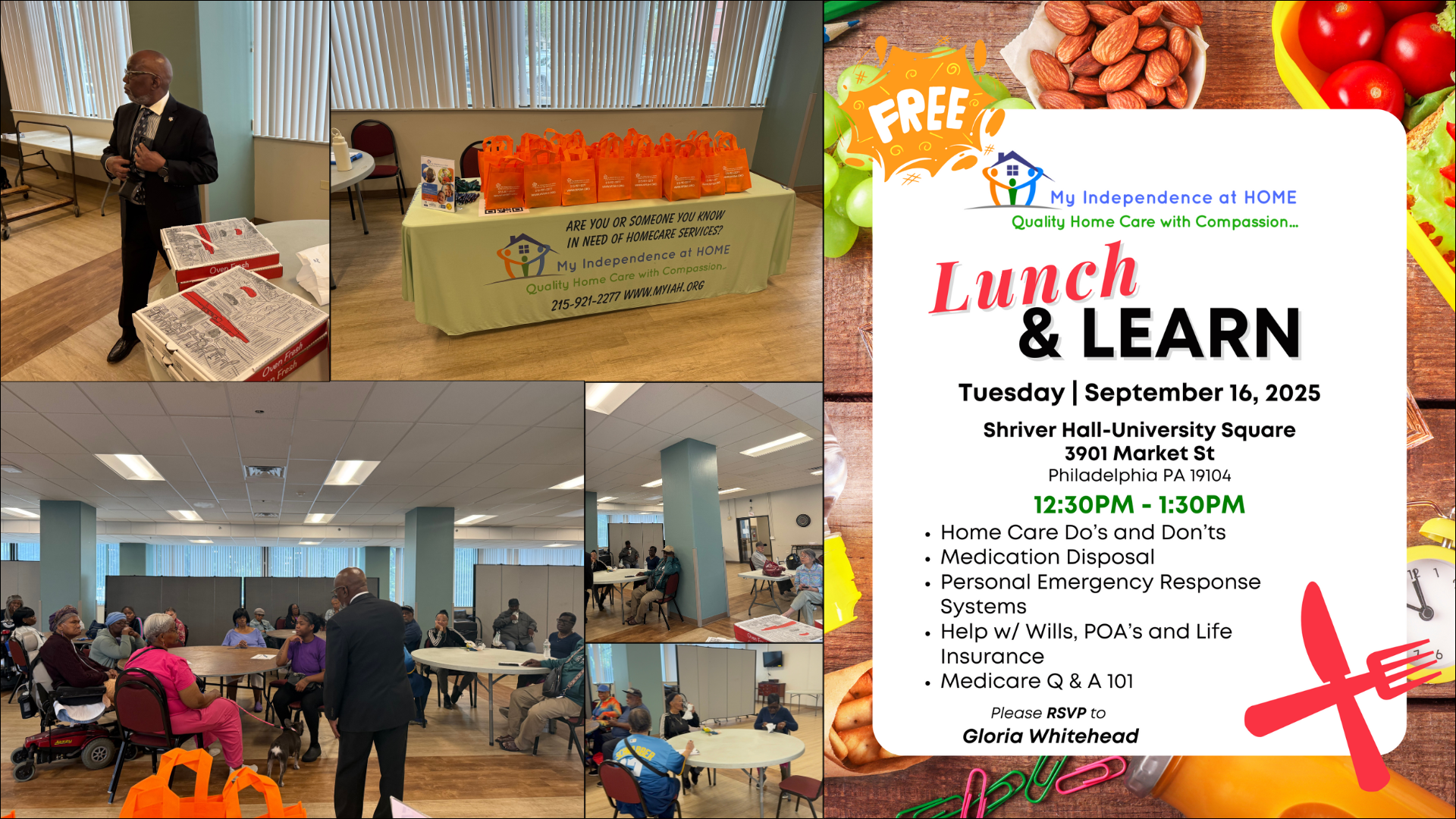 Lunch and Learn - Olde Presbyterian Apartments August 21, 2025