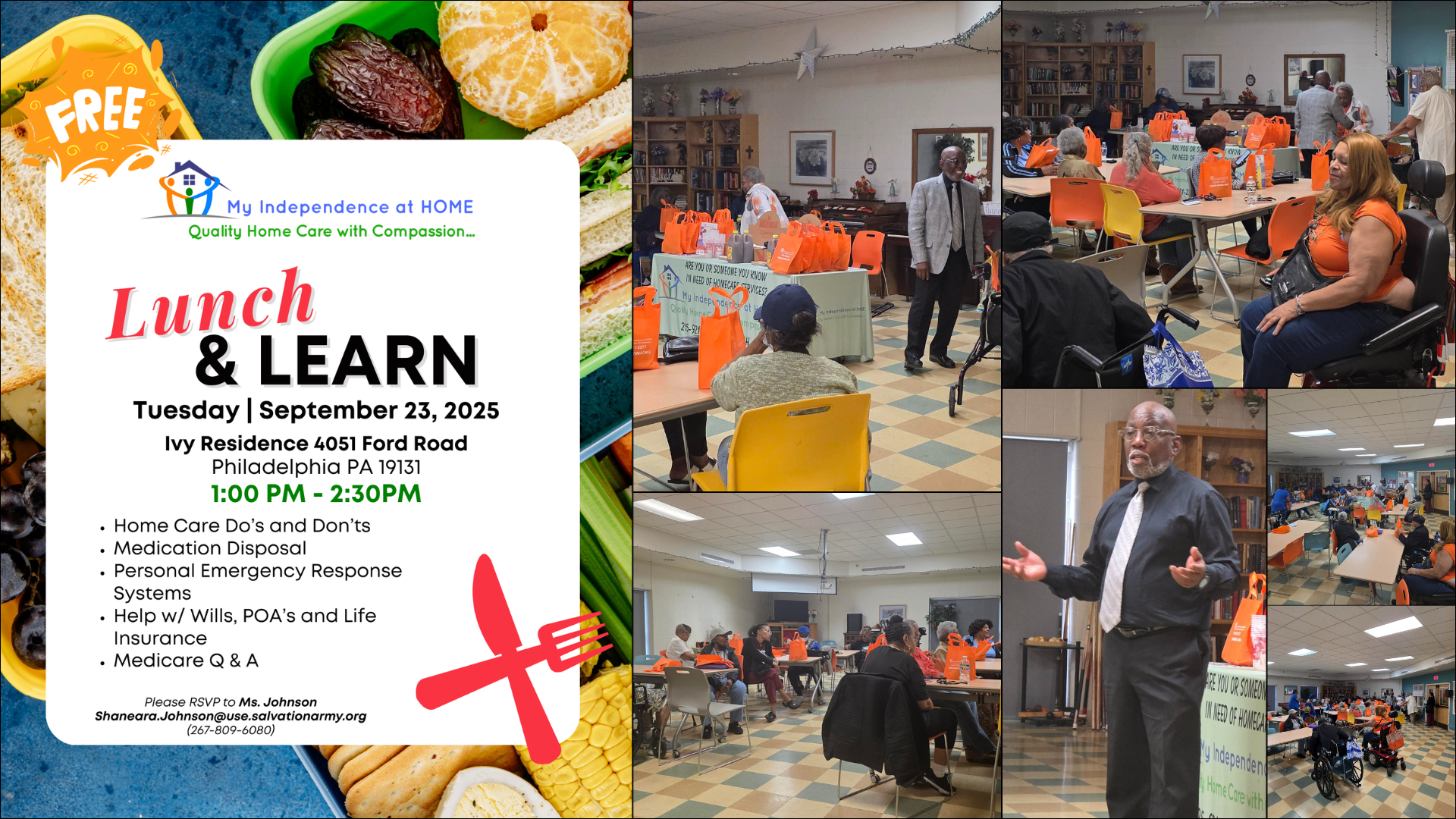 Lunch and Learn - Olde Presbyterian Apartments August 21, 2025